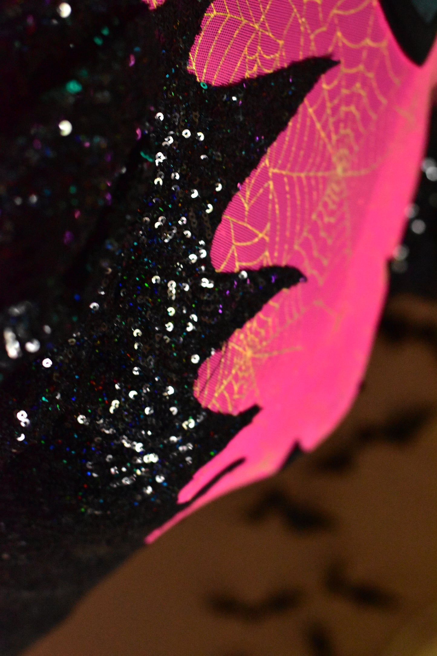 Pink Spiderweb Leotard + Chaps (@TheDragStop) Size M Never Worn