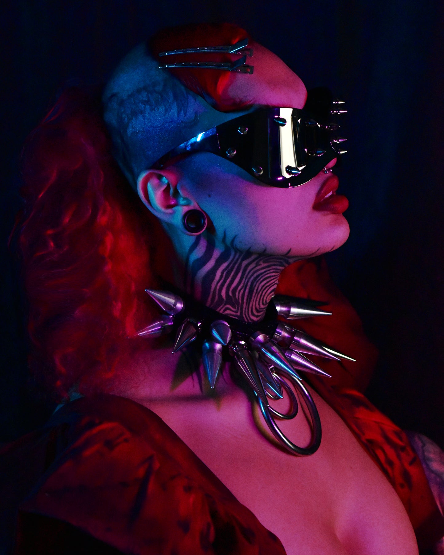 Hella Spikes - Vegan Leather Choker