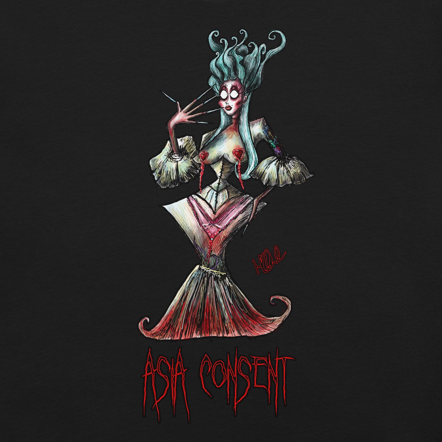 Blood Soaked Glamour Shirt - Asia Consent